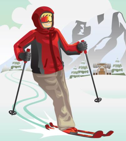 ski, winter, snow, mountain, resort, red Artisticco Llc - Dreamstime