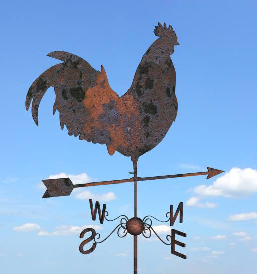 rooster, arrow, sky, clouds, animal, chicken Julien Tromeur (Julos)