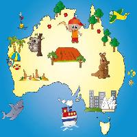Pixwords The image with state, country, continent, sea, ocean, boat, koala Milena Moiola (Adelaideiside)