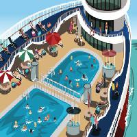 Pixwords The image with ship, party, cruise, pool, people Artisticco Llc - Dreamstime