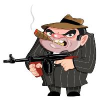 Pixwords The image with gun, mob, criminal, man, smoke Yael Weiss - Dreamstime