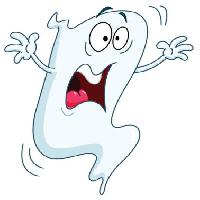 scare, scared, ghost, white Yael Weiss - Dreamstime