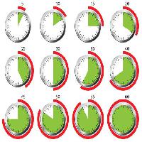 time, clock, seconds, second, green, red, circle Rasà Messina Francesca (Francy874)