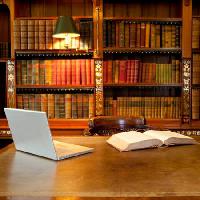 Pixwords The image with books, laptop, book, chiar Photogl - Dreamstime