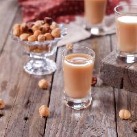 Pixwords The image with glass, glasses, cup, almonds, drink, drinks, food, desert Oxana Denezhkina (Nolonely)