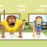 Pixwords The image with workout, sport, healt Zuura - Dreamstime