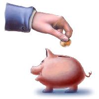 Pixwords The image with money, hand, pig, animal, bank Andreus - Dreamstime