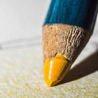 Pixwords The image with yellow, crayon, pen, pencil, write Radub85 - Dreamstime