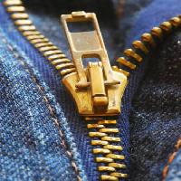 Pixwords The image with zipper, jeans, clothes Hana Sichyngrová - Dreamstime